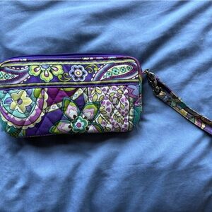 Vera Bradley Quilted Wristlet Wallet in “Heather”